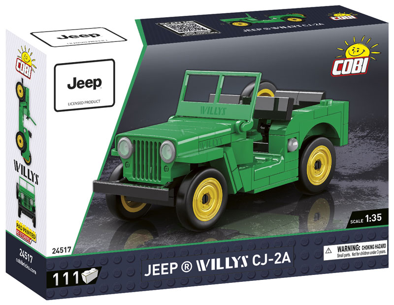 COBI Jeep Willys CJ-2A grün 24517 Box Front