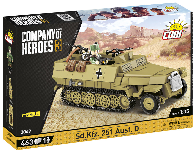 COBI 3049 Company of heroes 3 Sd.Kfz. 251 Ausf. D Box