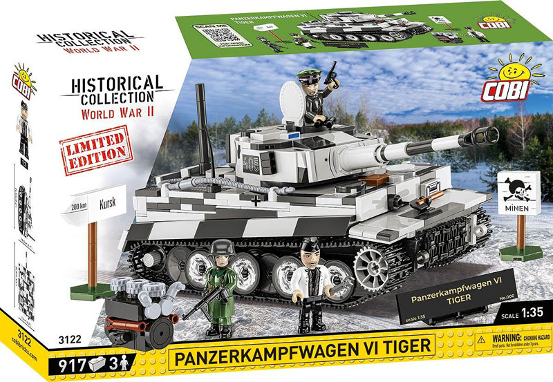 COBI 3122 Limited Edition Panzer VI Tiger Box Front