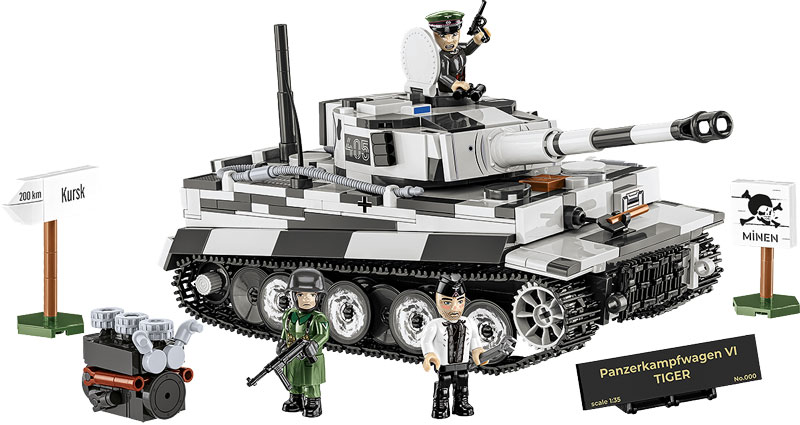 COBI 3122 Limited Edition Panzer VI Tiger Set Vorderseite