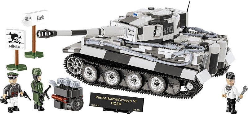 COBI 3122 Limited Edition Panzer VI Tiger Set Rückseite