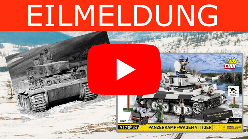 COBI 3122 Limited Edition Panzer VI Tiger Video