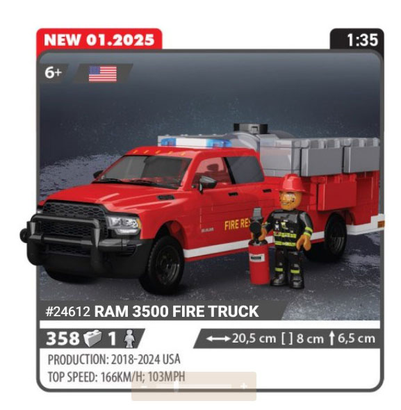 COBI RAM 3500 Feuerwehr Katalog