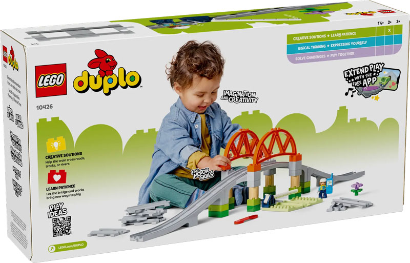 LEGO Duplo Neuheiten Eisenbahn Erweiterung Brücke 10426 Box