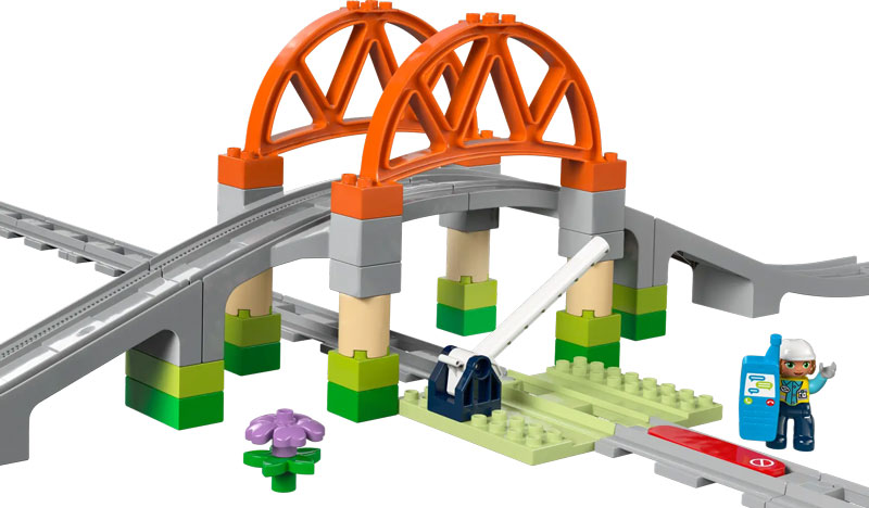 LEGO Duplo Neuheiten Eisenbahn Erweiterung Brücke 10426 Set Inhalt