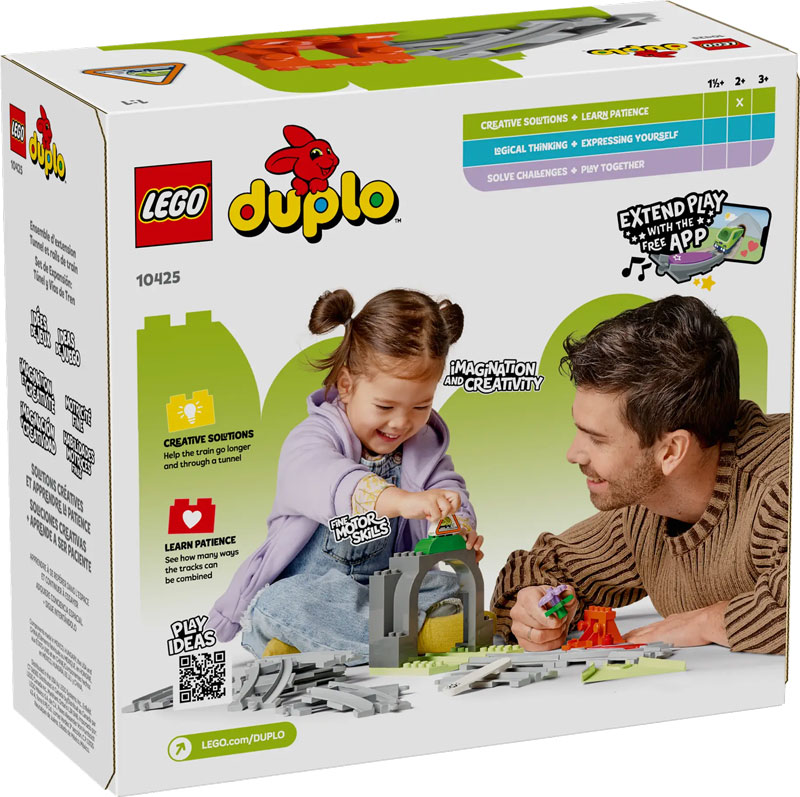 LEGO Duplo Neuheiten Eisenbahn Erweiterung Tunnel 10425 Box