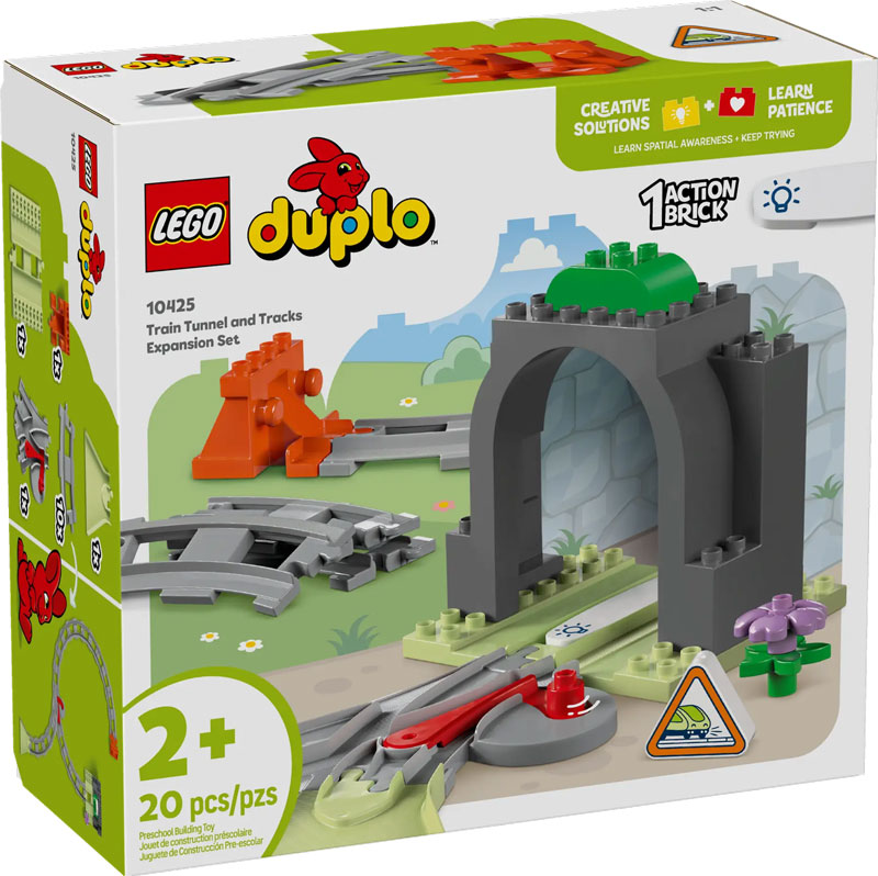 LEGO Duplo Neuheiten Eisenbahn Erweiterung Tunnel 10425 Box