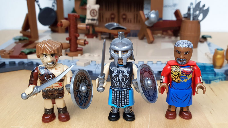 COBi Gladiatorenschule Gladiator School Set gebaut 20070 Minifiguren