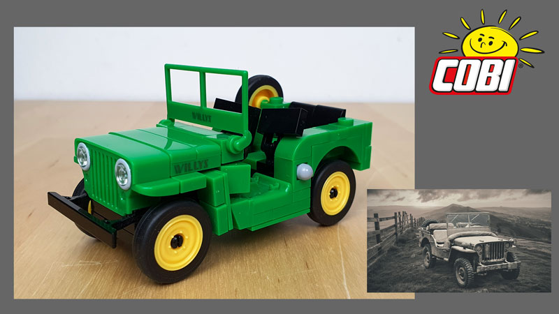 COBI Jeep Willys CJ-2A 24517 Grün Titel