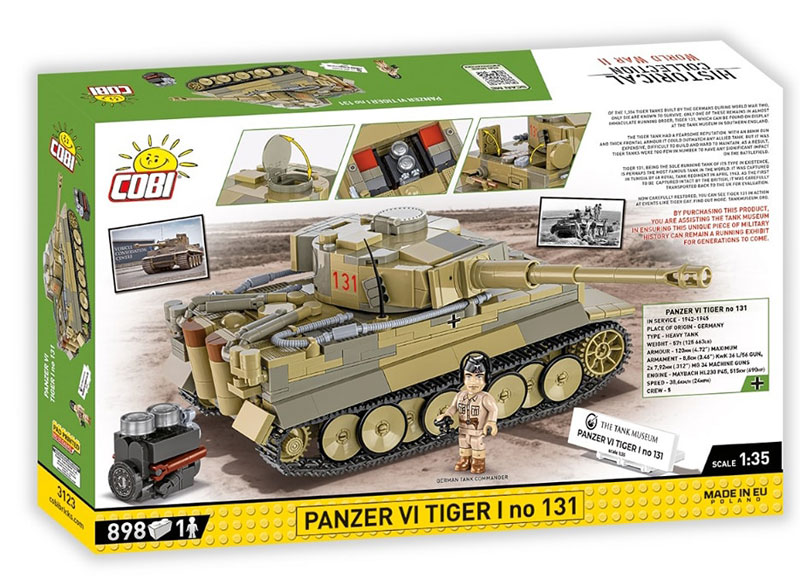 COBI 3123 Panzer VI Tiger 1 131 Box