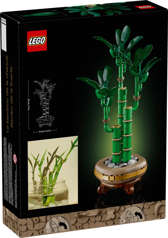 LEGO Botanical Collection Glücks-Bambus 10344 Box Back