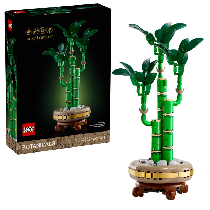 LEGO Botanical Collection Glücks-Bambus 10344 Box und Set