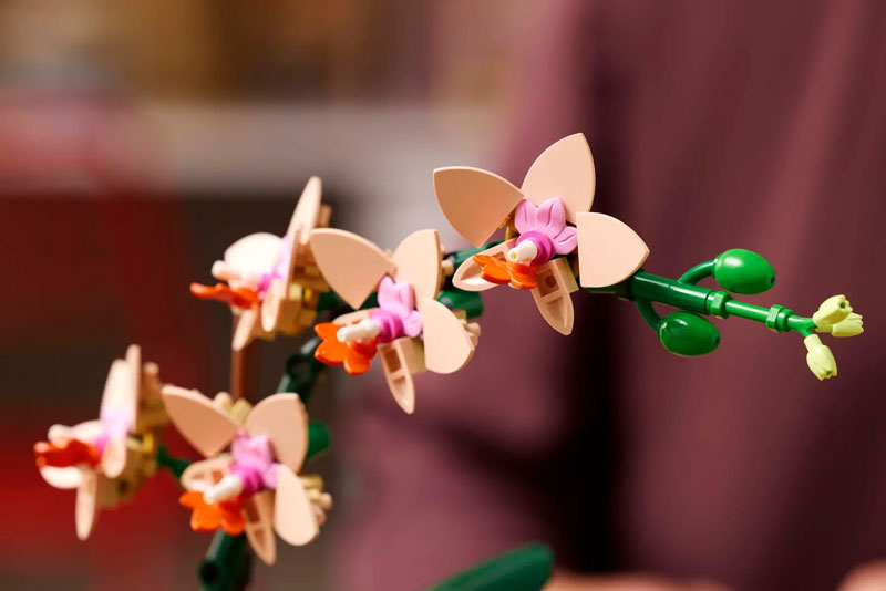 LEGo Botanical Collection Mini-Orchidee-10343 Set detail