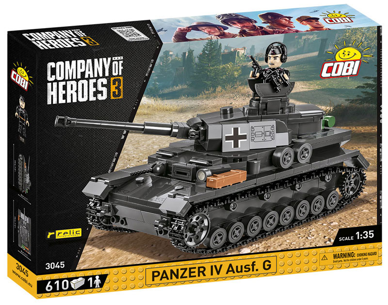 COBI 3045 Panzer IV Ausf. G Company of Heroes 3 Box Front