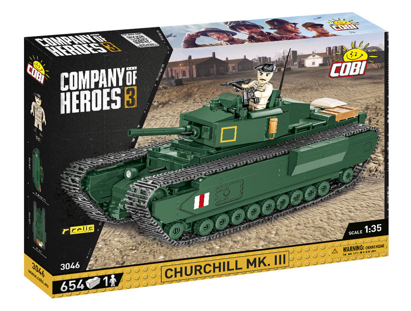 COBI 3046 Company of Heroes 3 Churchill MK III Box Front