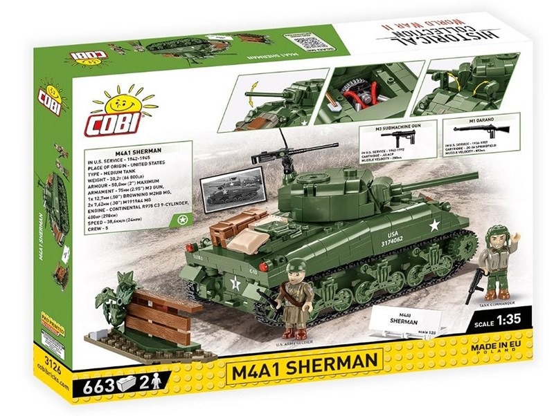 COBI 3126 M4A1 Sherman Box