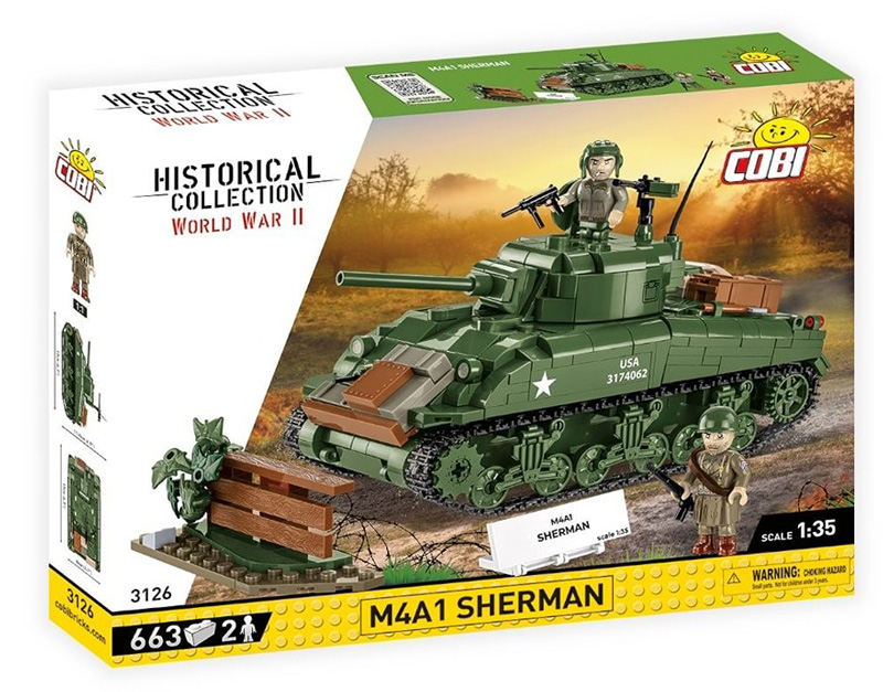 COBI 3126 M4A1 Sherman Box