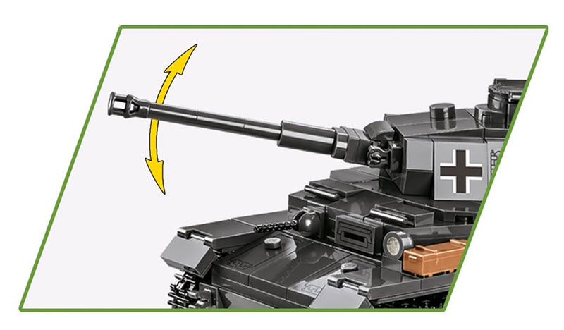 COBI 3127 Panzerkampfwagen IV Ausf. G Set Detail