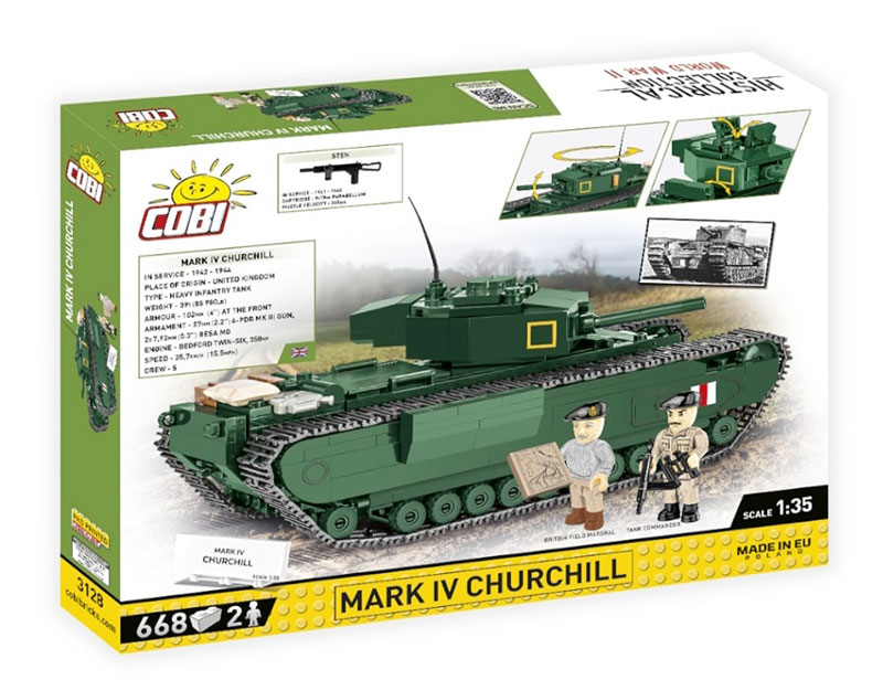 COBI 3128 Mark IV Churchill Box Back