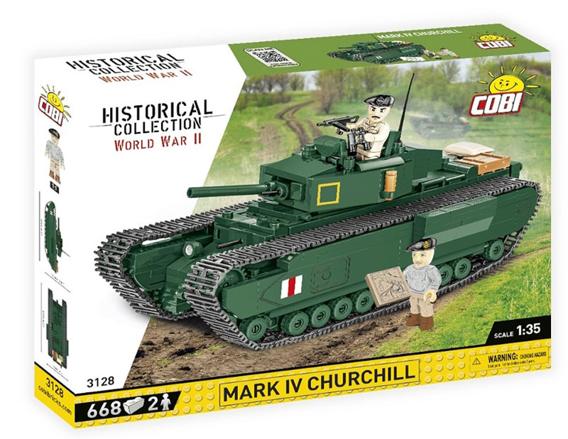 COBI 3128 Mark IV Churchill Box Front