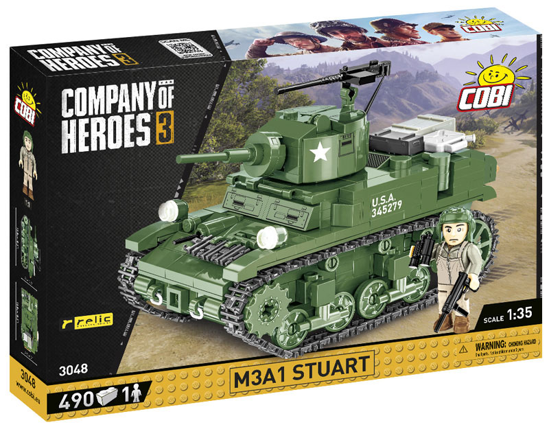 COBI M3 Stuart 3048 Company of Heroes 3 Box Front