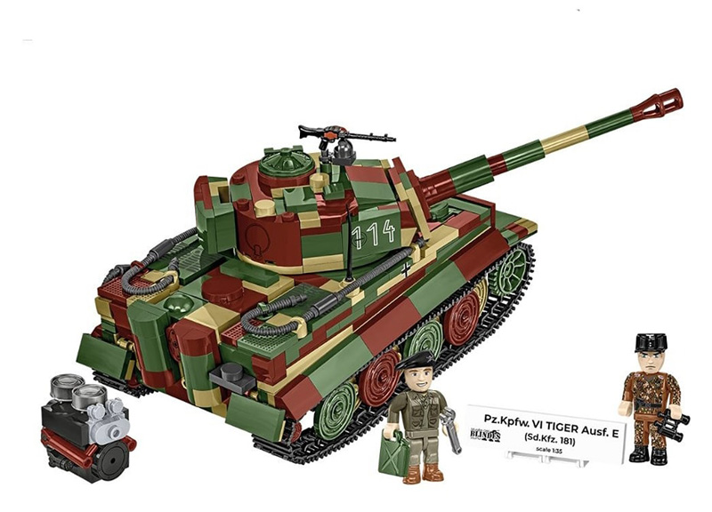 COBI 3124 Pz.Kpfw. Vi Tiger Ausf. E Set Rückseite