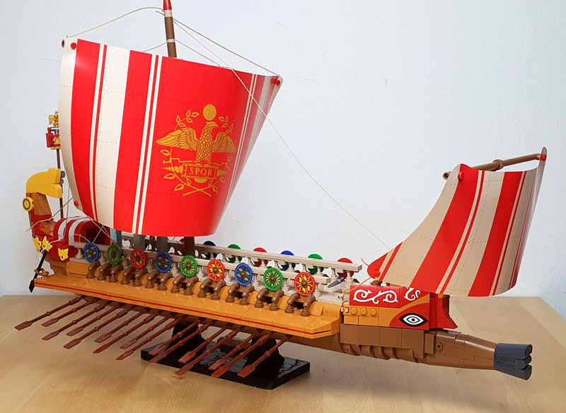 COBI Roman Warship Imperium Romanum 20071 gebautes Set