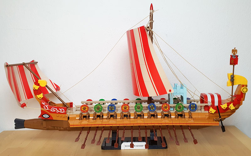 COBI Roman Warship Imperium Romanum 20071 gebautes Set Seite