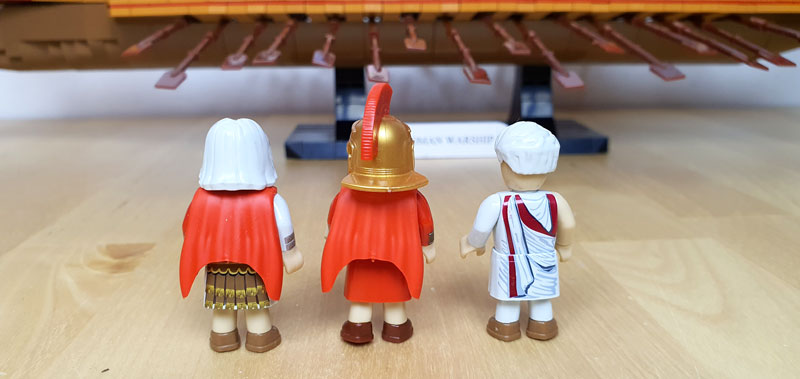 COBI Roman Warship Imperium Romanum 20071 Minifiguren Rückseite