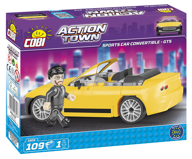 COBI 1804 Action Town Sports Car Convertible Box