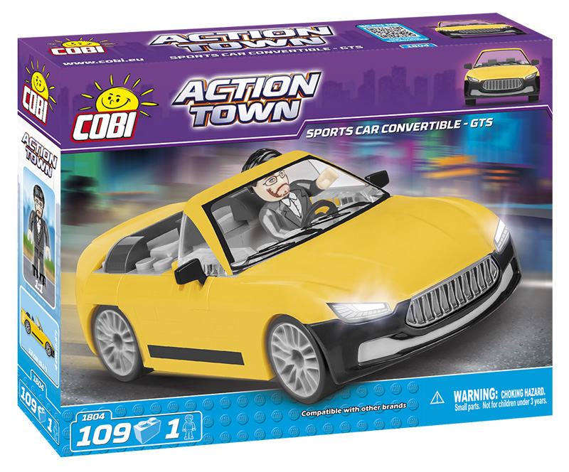 COBI 1804 Action Town Sports Car Convertible Box