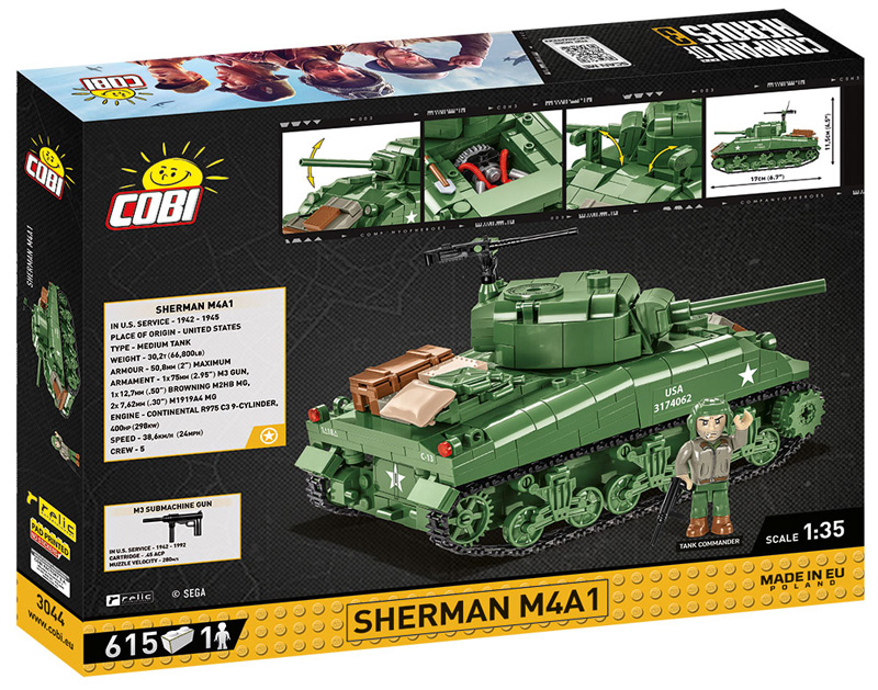 COBI 3044 Sherman M4A1 Company of heroes 3