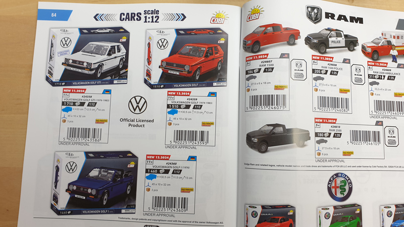 VW Modelle im Katalog