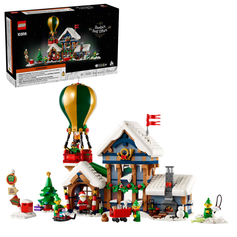 LEGO Weihnachten Postamt des Weihnachtsmanns 10339 Box und Set