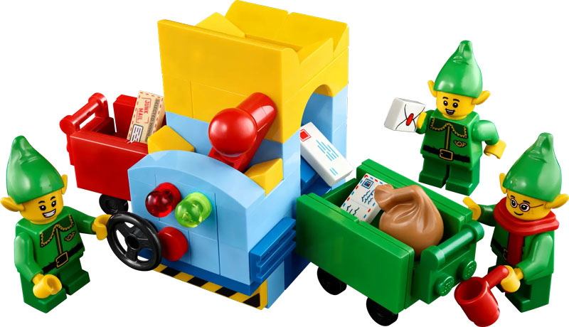 LEGO Weihnachten Postamt des Weihnachtsmanns 10339 Minifiguren