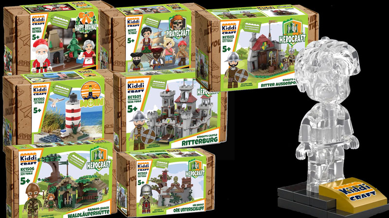 Kiddicraft neue Sets Piratecraft Moin Herocraft verfügbar Titel