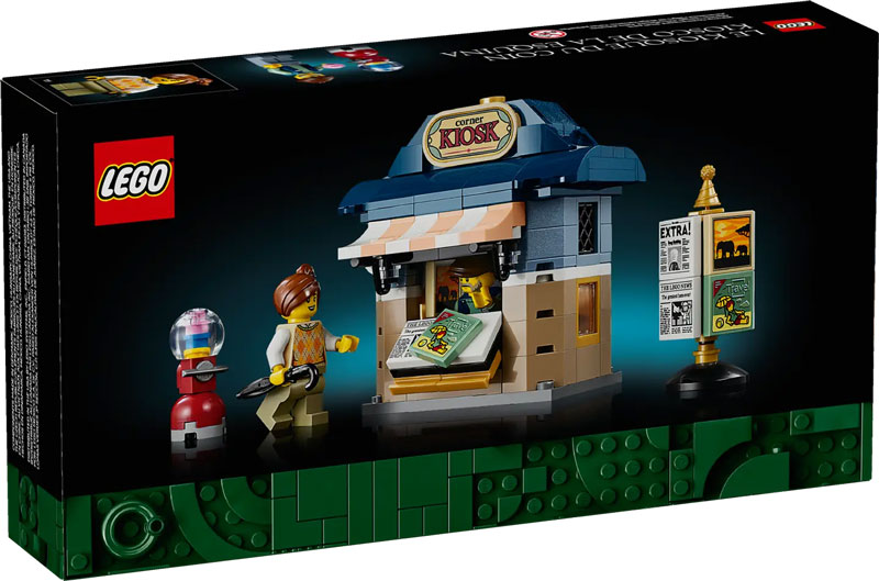 LEGO GWP Kiosk an der Ecke 40757 Box Back