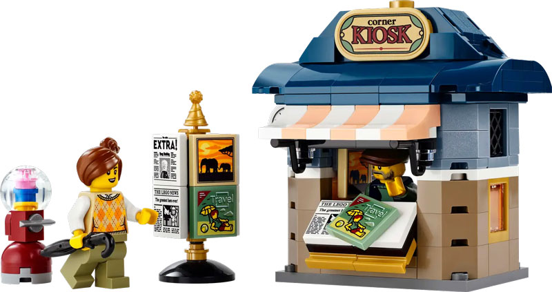 LEGO GWP Kiosk an der Ecke 40757 Set