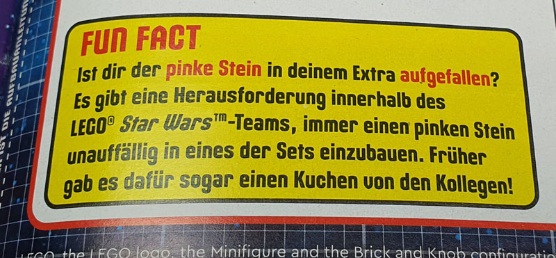 LEGO Star Wars Magazin 116 Scythe Fun Fact