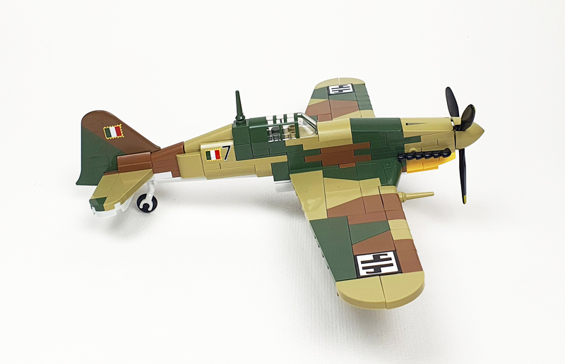 COBI 5867 Fiat G.55 Centauro aufgebaut Seitenansicht