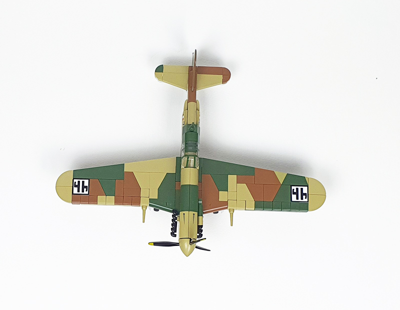 COBI 5867 Fiat G.55 Centauro aufgebaut Draufsicht