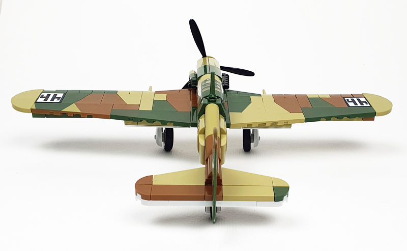 COBI 5867 Fiat G.55 Centauro aufgebaut Heckansicht