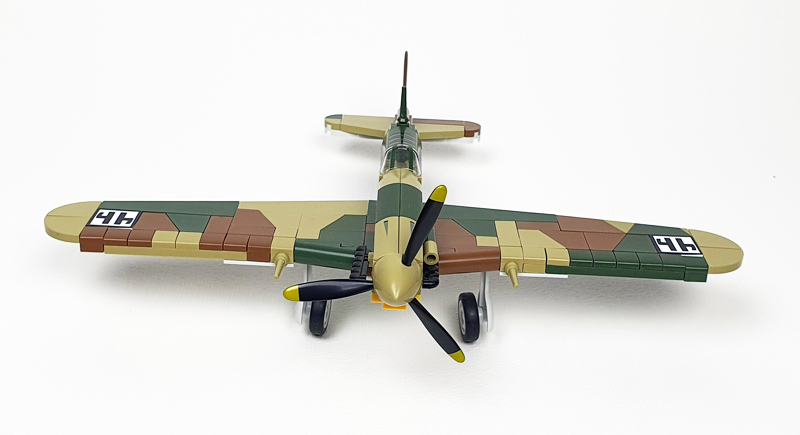 COBI 5867 Fiat G.55 Centauro aufgebaut Frontansicht