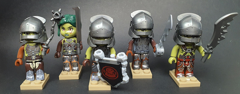 Kiddicraft Herocraft Kiddiz Ork Angriff KC1409 komplett