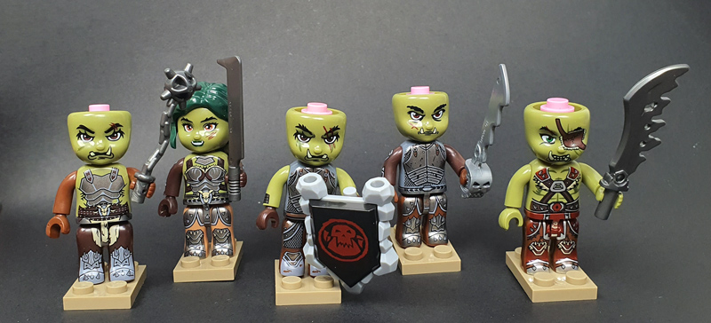 Kiddicraft Herocraft Kiddiz Ork Angriff KC1409 komplett ohne Helme