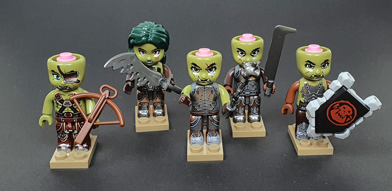 Kiddicraft Herocraft Kiddiz Ork Angriff KC1409 komplett