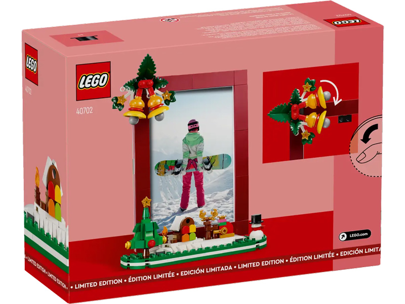 LEGO GWP Weihnachtsbilderrahmen 40702 box Back