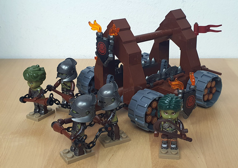 Kiddicraft KC1504 Herocraft Ork-Rammbock Set gebaut