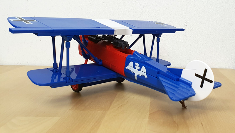 COBI Fokker D. VII 2994 aufgebaut Rückseite