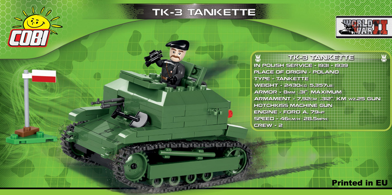 COBI 2392 Tankette TK-3